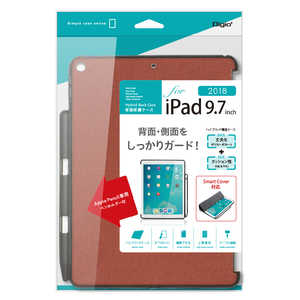 ナカバヤシ iPad9.7inch(2018)用背面保護ケｰス レッド レッド TBC-IPP1800GL
