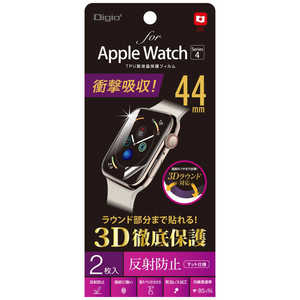 ナカバヤシ AppleWatch44mmSeries4用液晶保護フィルム 衝撃吸収反射防止 SMW-AW441TFLG