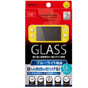 ナカバヤシ Switch Lite用ガラスフィルム ブルーライト軽減 光沢 GAFSWLGFLKBC