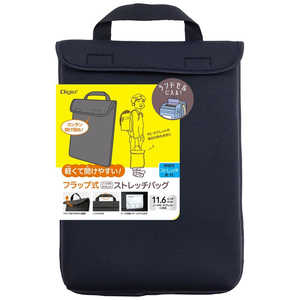 ナカバヤシ 11.6インチ PC汎用ストレッチバッグ フラップ式 SZCFC112206BK ナカバヤシ 11.6インチ PC汎用ストレッチバッグ フラップ式 SZCFC112206BK