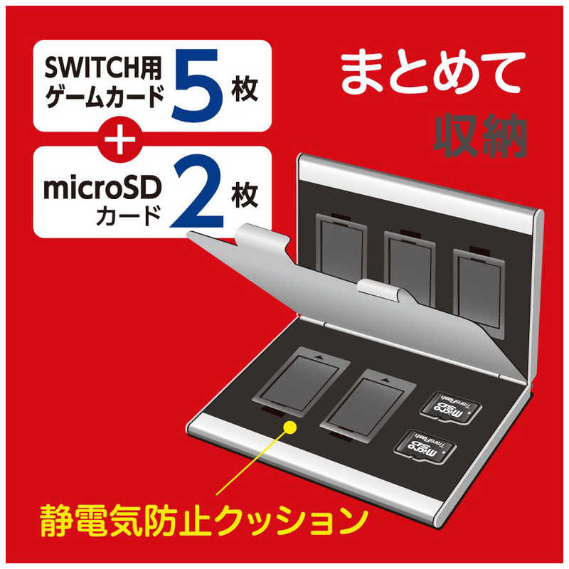 ナカバヤシ ナカバヤシ Switch用ゲームカードケース MCCSWI05BK SWｹﾞｰﾑｶｰﾄﾞｹｰｽ SWｹﾞｰﾑｶｰﾄﾞｹｰｽ