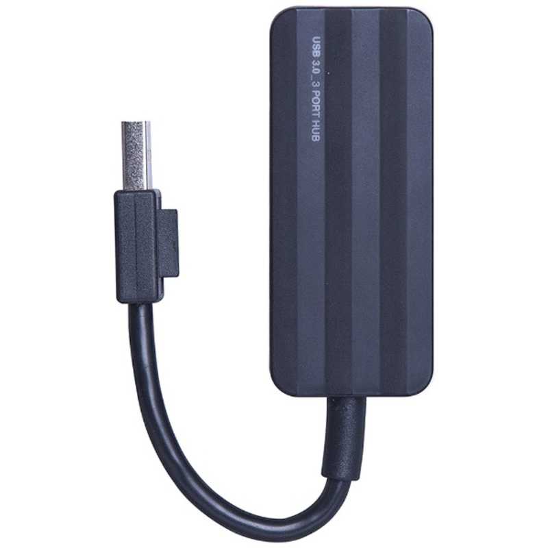 ナカバヤシ ナカバヤシ USBハブ ブラック [USB3.0対応 /3ポート] UH-3083BK UH-3083BK