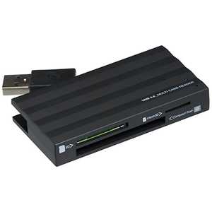 ナカバヤシ USB3.0 マルチカードリーダー(ブラック) CRW-33M68BK