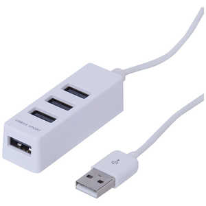 ナカバヤシ USBハブ ホワイト [USB2.0対応 /4ポート] UH-2404W