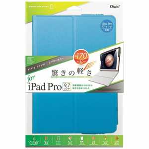 ナカバヤシ 9.7インチiPad Pro用 エアリーカバー ブルー TBC-IPS1606BL