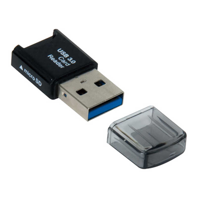 ナカバヤシ ナカバヤシ USB3.0 microSD専用カードリーダーライター(ブラック) CRW-3SD64BK CRW-3SD64BK