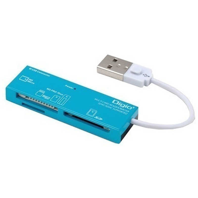 ナカバヤシ ナカバヤシ USB2.0マルチカードリーダーライター (ブルー) CRW-5M69BL CRW-5M69BL