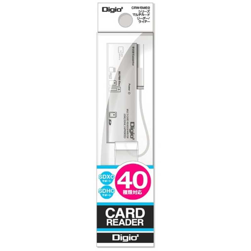 ナカバヤシ ナカバヤシ USB2.0マルチカードリーダーライター (ホワイト) CRW-5M69W CRW-5M69W