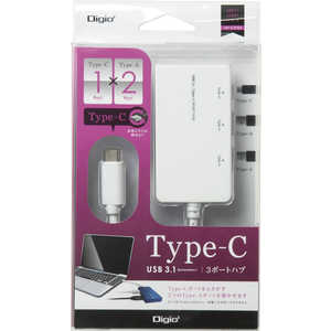 ʥХ䥷 USB-C 3.1ϥ[3ݡ:Type-Cx1/Type-Ax2Mac/Win]ۥ磻 UH-C3103
