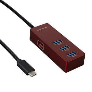 �i�J�o���V Type-C USB3.1 4�|�[�g�n�u 15cm UH-C3154
