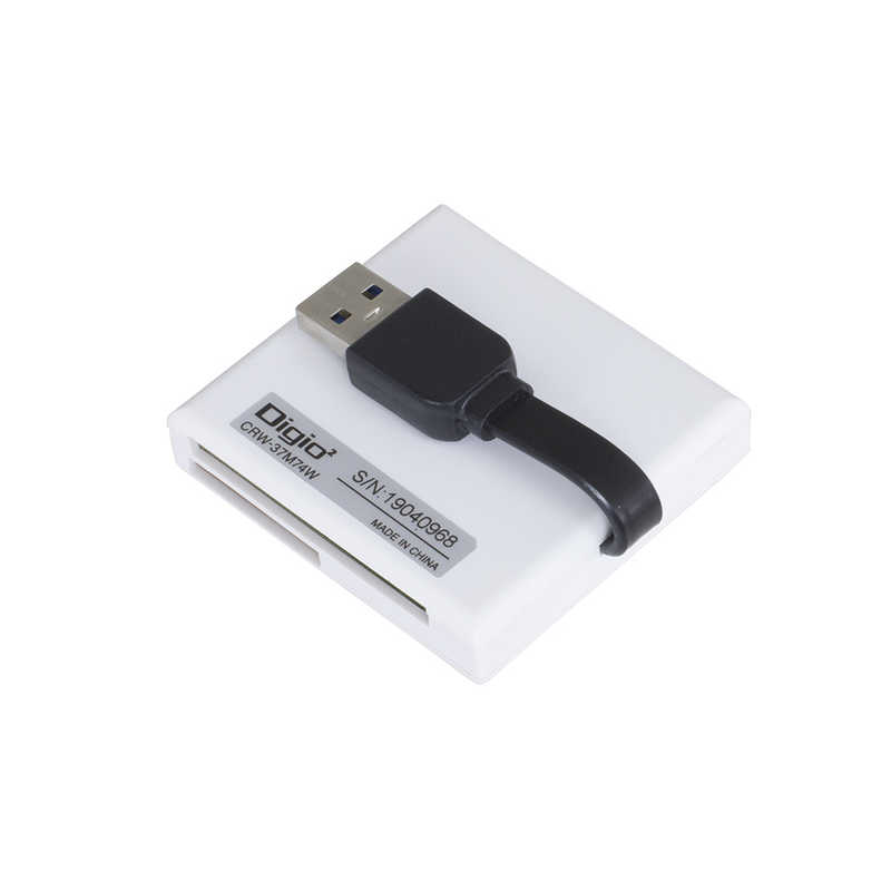 ナカバヤシ ナカバヤシ USB3.0 マルチカードリーダー (ホワイト)  CRW-37M74W CRW-37M74W