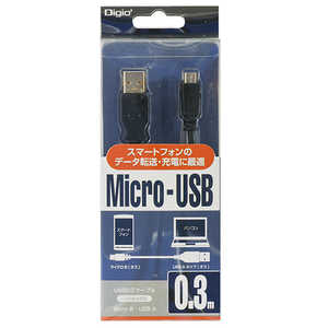 ナカバヤシ USB2.0ケーブル ブラック ZUH-MR003BK