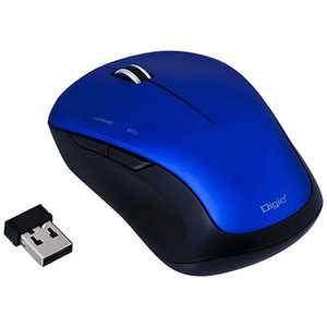 ナカバヤシ Digio2 ワイヤレスBlueLEDマウス[2.4GHz USB・Win/Mac](5ボタン・ブルー) ブルー MUSRKF118BL