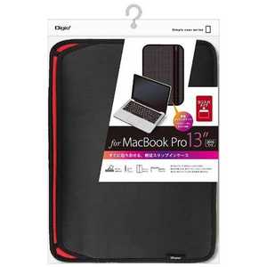 ナカバヤシ MacBookPro 13インチ用 スリップインケース[横入れタイプ]ブラック SZC-MPY3103BK