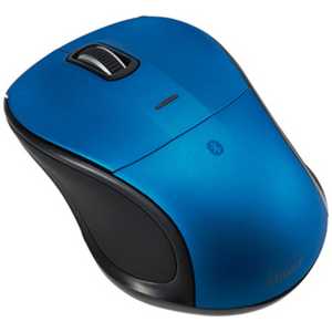 ナカバヤシ (タブレット対応)ワイヤレスBlueLEDマウス 静音マウス(3ボタン・ブルー) MUS-BKT111BL