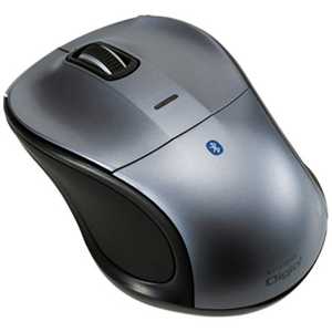 ナカバヤシ (タブレット対応)ワイヤレスBlueLEDマウス 静音マウス(3ボタン・グレー) MUS-BKT111GY