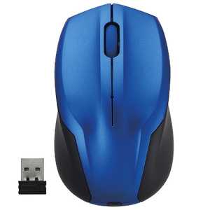 ナカバヤシ Digio2 ワイヤレスBlueLEDマウス[2.4GHz USB・Mac/Win] 静音 ブルー MUSRKT125BL