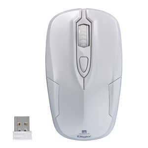 ナカバヤシ Digio2 ワイヤレス IR LEDマウス[USB・Win・3ボタン] ホワイト MUSRIT126W