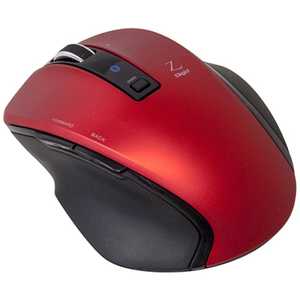 ナカバヤシ マウス Digio2 Zシリーズ Sサイズ [BlueLED /無線(ワイヤレス) /5ボタン /Bluetooth] レッド MUS-BKF121R