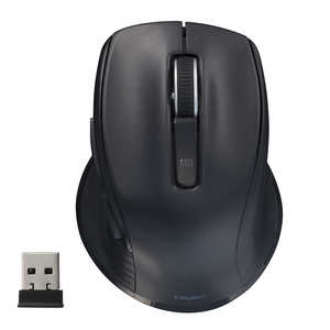 ナカバヤシ ワイヤレスBlueLEDマウス[USB･Win/Mac]Flineシリｰズ Sサイズ 5ボタン MUS-RKF141BK ブラック