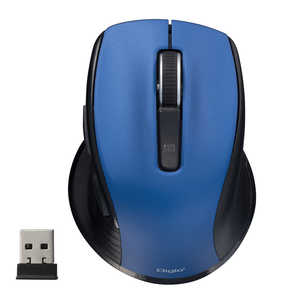 ナカバヤシ ワイヤレスBlueLEDマウス[USB･Win/Mac]Flineシリｰズ Sサイズ 5ボタン MUS-RKF141BL ブルｰ