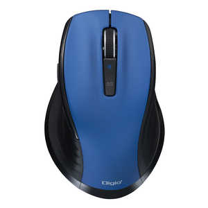 �i�J�o���V �}�E�X Digio2 F_line L�T�C�Y [BlueLED /����(���C�����X) /5�{�^�� /Bluetooth] �u���[ MUS-BKF149BL �u���[