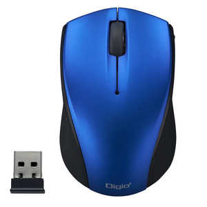 ナカバヤシ マウス Digio2 Sサイズ [BlueLED /無線(ワイヤレス) /3ボタン /USB] ブルー MUS-RKT160BL
