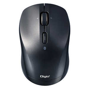 ナカバヤシ マウス Digio2 神速シリーズ [BlueLED /無線(ワイヤレス) /3ボタン /Bluetooth] ブラック MUS-BKT163BK