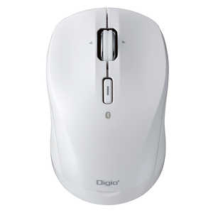 ナカバヤシ マウス Digio2 神速シリーズ [BlueLED /無線(ワイヤレス) /3ボタン /Bluetooth] ホワイト MUS-BKT163W