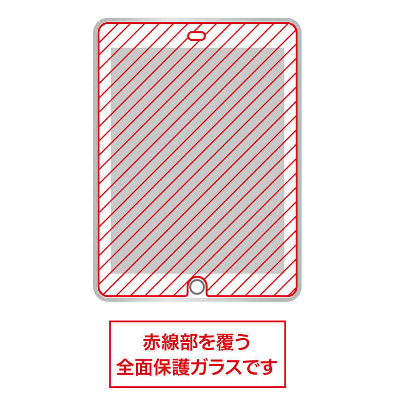 ナカバヤシ ナカバヤシ ガラスフィルム iPad10.2inch(2019)用 光沢指紋防止 TBF-IP19GFLS TBF-IP19GFLS