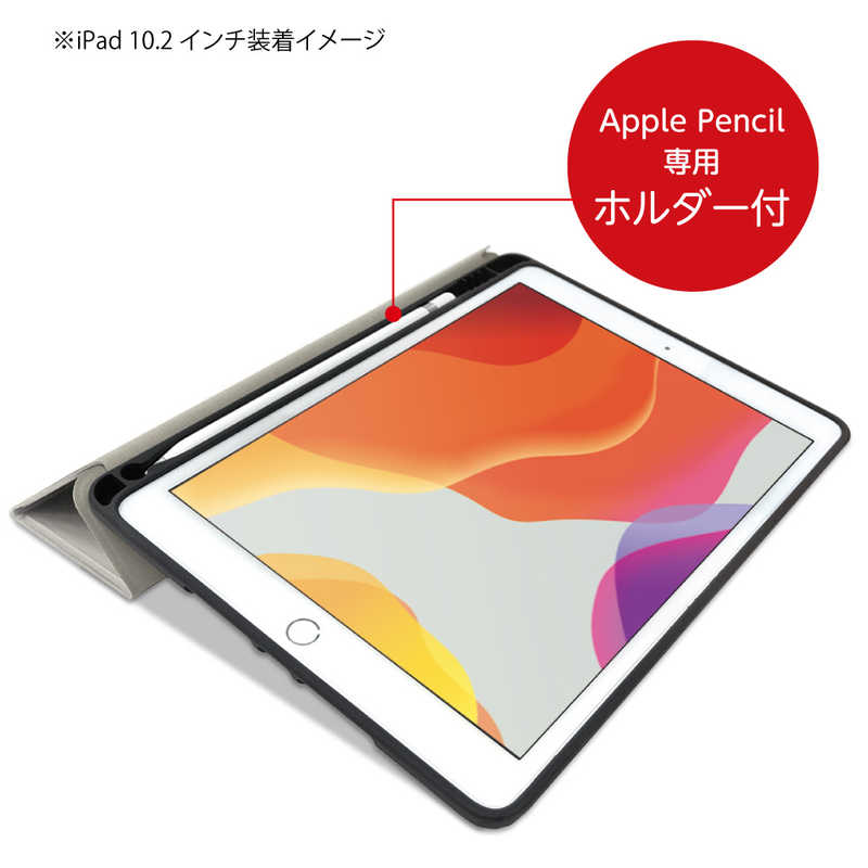 ナカバヤシ ナカバヤシ ハニカム衝撃吸収ケース iPad10.2inch2019用 ブラック TBC-IP1904BK TBC-IP1904BK