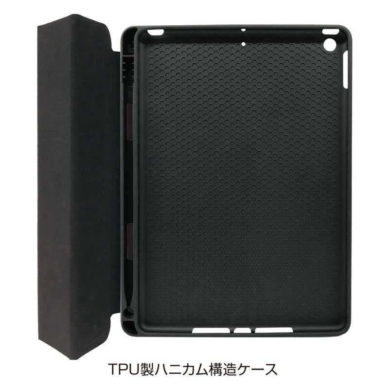 ナカバヤシ ナカバヤシ ハニカム衝撃吸収ケース iPad10.2inch2019用 ブラック TBC-IP1904BK TBC-IP1904BK