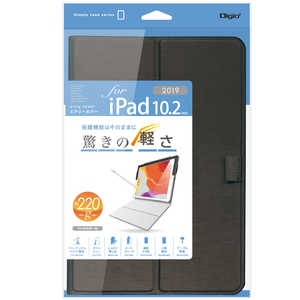 ナカバヤシ エアリーカバー iPad10.2inch2019用エアリーカバー ブラック TBC-IP1906BK