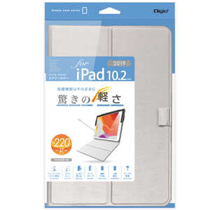 ナカバヤシ エアリーカバー iPad10.2inch2019用 シルバー TBC-IP1906SL