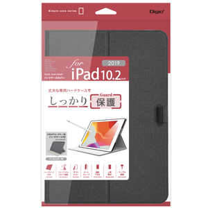 ナカバヤシ 軽量ハードケースカバー iPad10.2inch2019用 ブラック TBC-IP1907BK