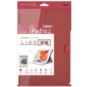 ナカバヤシ 軽量ハードケースカバー iPad 10.2インチ用 レッド TBC-IP1907R