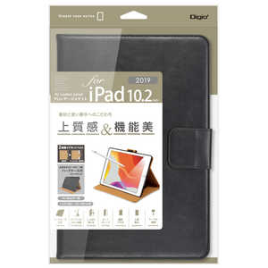 ナカバヤシ PUレザージャケット iPad10.2inch2019用 ブラック TBC-IP1908BK