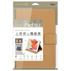 ナカバヤシ PUレザージャケット iPad10.2inch2019用 キャメル TBC-IP1908CA