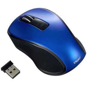 ナカバヤシ マウス ブルｰ [BlueLED /3ボタン /USB /無線(ワイヤレス)] MUS-RKT172BL