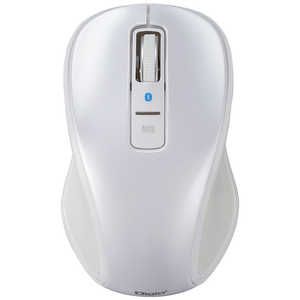 ナカバヤシ マウス ホワイト [BlueLED /無線(ワイヤレス) /3ボタン /Bluetooth] MUS-BKT174W