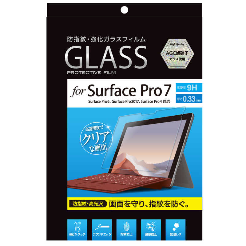 ナカバヤシ ナカバヤシ 液晶保護ガラスフィルムSurfacePro7用 指紋防止高光沢 TBFSFP19GFLS(ガラ TBFSFP19GFLS(ガラ