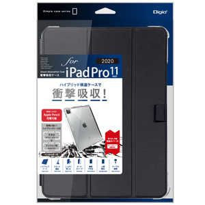 ナカバヤシ iPadPro11インチ(2020､2018対応)衝撃吸収ケｰス ブラック TBC-IPP2002BK