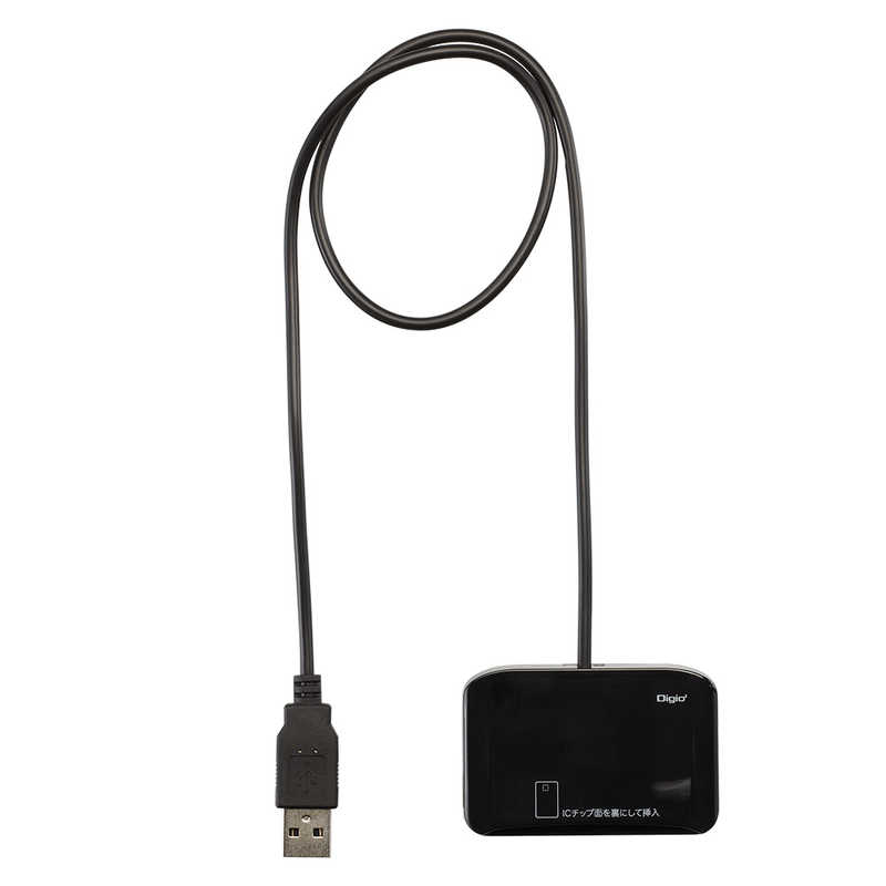 ナカバヤシ ナカバヤシ 接触型ICカードリーダーライター micoroSDカードリーダー搭載(Mac/Windows11対応) ブラック [マイナンバーカード対応] CRWICMSD77BK CRWICMSD77BK
