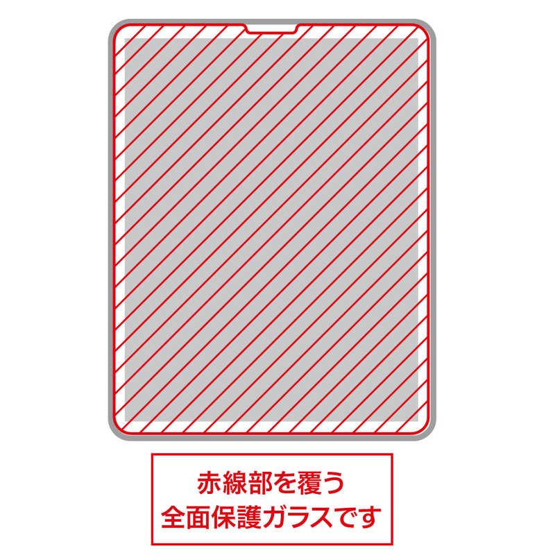 ナカバヤシ ナカバヤシ ガラスフィルム 12.9インチ iPad Pro用 反射防止 TBFIPP212GG TBFIPP212GG
