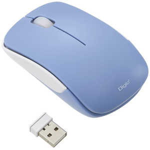 ナカバヤシ 無線3ボタンBlueLEDマウス (BlueLED/無線(ワイヤレス)/3ボタン/USB) MUS-RKT186BL