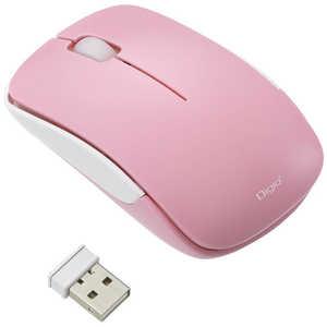 ナカバヤシ マウス Digio2 [BlueLED /無線(ワイヤレス) /3ボタン /USB] ピンク MUS-RKT186P