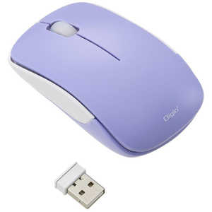 ナカバヤシ 無線3ボタンBlueLEDマウス (BlueLED/無線(ワイヤレス)/3ボタン/USB) MUSRKT186PUR