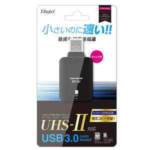 ナカバヤシ カードリーダー UHS2対応 (ブラック) CRW-3SD72BK