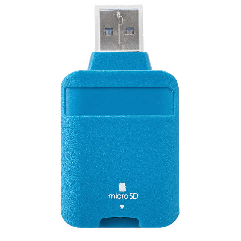 ナカバヤシ ナカバヤシ microSD/SDカード専用カードリーダー Digio2 (ブルー) [USB3.0] CRW-3SD72BL CRW-3SD72BL