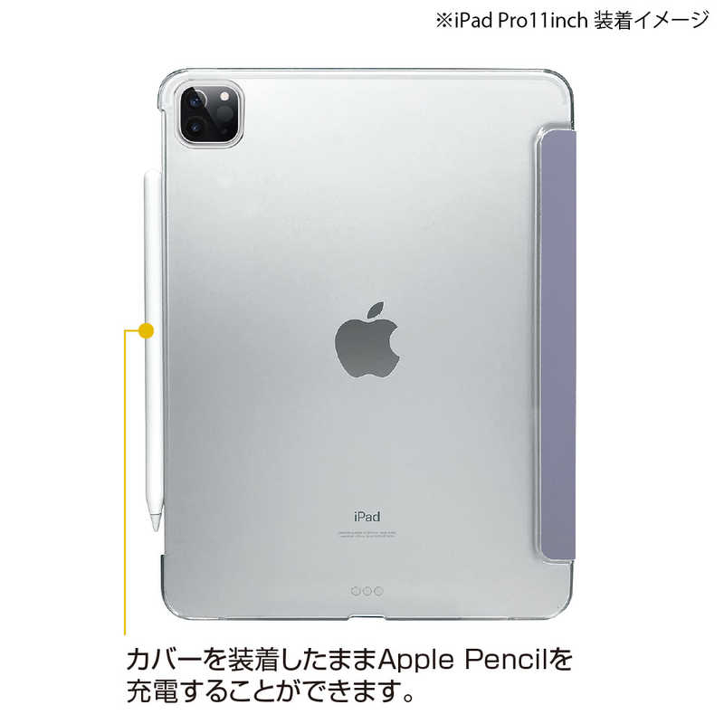 ナカバヤシ ナカバヤシ 軽量ハードケースカバー iPadPro11インチ(2021 2020)用 TBCIPP2100PUR TBCIPP2100PUR